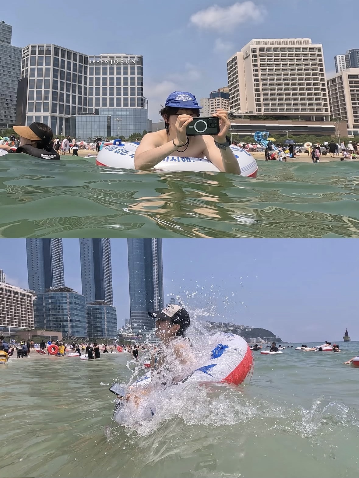 해운대 파도